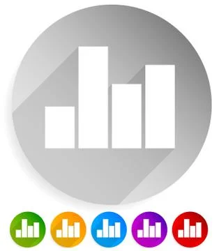 Bar chart, bar graph element. Eps 10 vector illustration Illustrazione stock