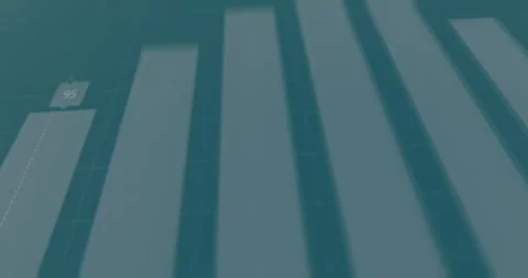 Bar chart, bars are oriented vertically Stock Footage 321755638