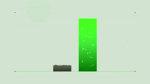 Bar chart comparison, success and failure, growth and decline, data visuali.. 库存影片 346661090