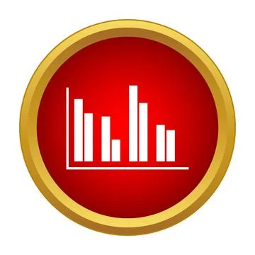 Bar chart data analysis icon business analytics 스톡 일러스트