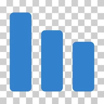 Bar Chart Decrease Vector Icon Illustrazione stock