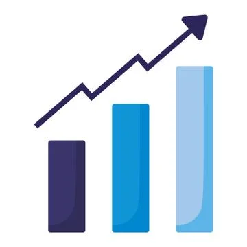 Bar chart design Stock Illustration