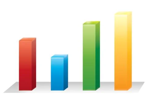 Bar Chart Display 스톡 일러스트