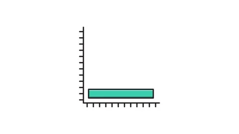 A bar chart displaying multiple colored bars representing different data va.. Stock Footage 335259200