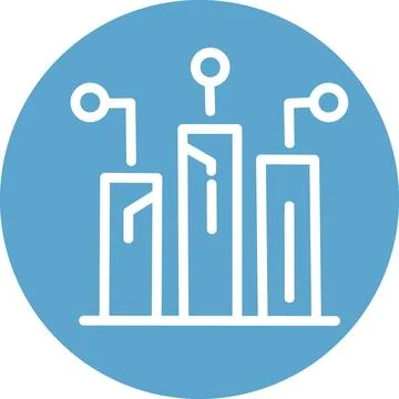 Bar chart financial analytics growth graph イラスト素材