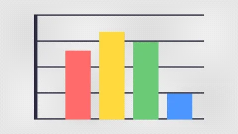 Bar chart 스톡 동영상 333668274