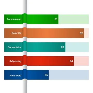 Bar Chart Graph Diagram Statistical Horizontal Infographic Illustration Stock Illustration