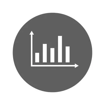 Bar, chart, graph icon design Stock Illustration