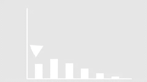 Bar Chart Growth Infographic Alpha Channel Animation. Rising Graph upward S.. Stock Footage 257795814