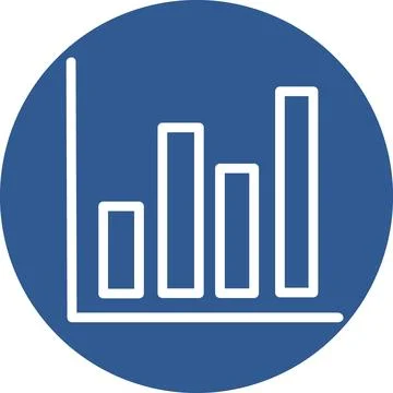 Bar chart growth statistic graphic sign イラスト素材