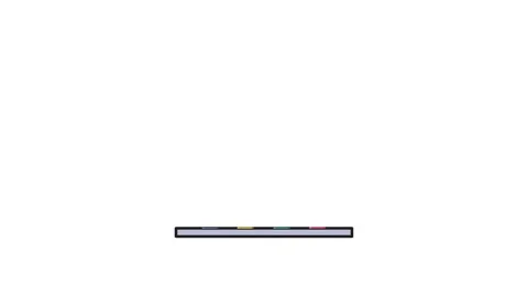 Bar chart icon featuring a line that rises, representing increasing data tr.. Stock Footage 335259207