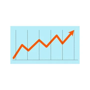 Bar chart icon. Flat chart related icon for web and mobile Stock Illustration