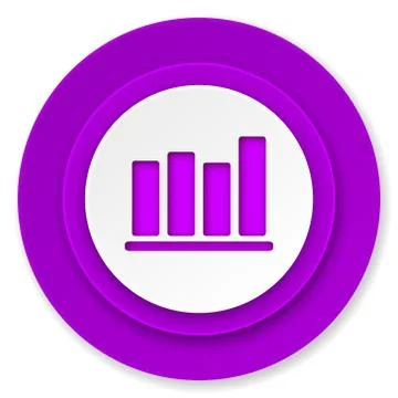 Bar chart icon. Stock Illustration