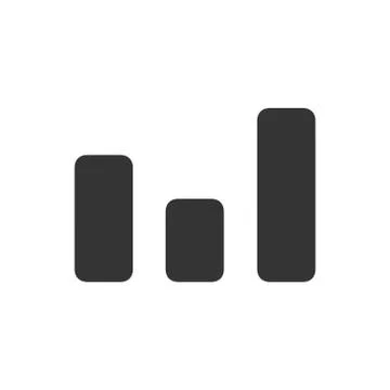 Bar chart icon Illustrazione stock