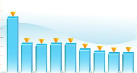 Bar chart Stock Illustration