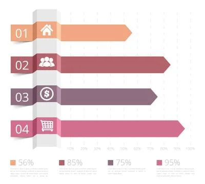Bar Chart Stock Illustration