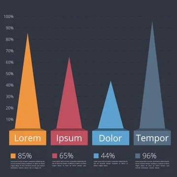 Bar Chart Illustrazione stock