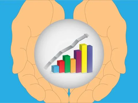 Bar chart Stock Illustration