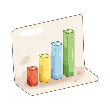 Bar chart Ilustración de archivo