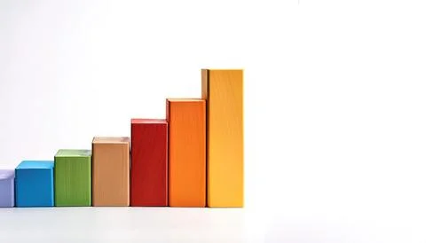 Bar chart or bar graph is a chart or graph that presents categorical data w.. Foto stock