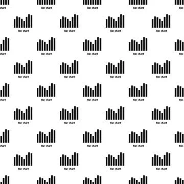Bar chart pattern vector seamless 스톡 일러스트