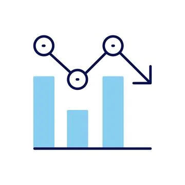 Bar Chart related vector icon Stock Illustration
