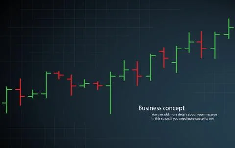 Bar chart stock exchange vector illustration Stock Illustration