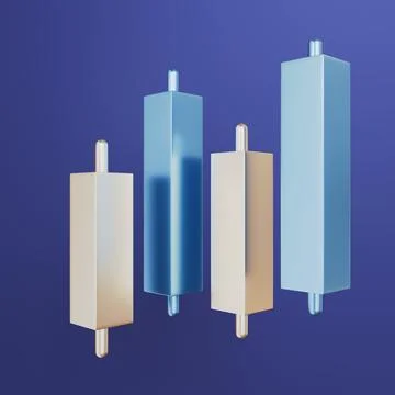 Bar chart with an upward trending arrow, financial growth, investment イラスト素材