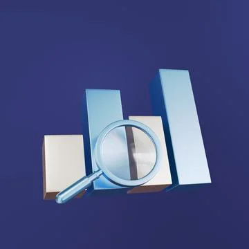 Bar chart with an upward trending arrow, investment and economic progress Stockillustratie