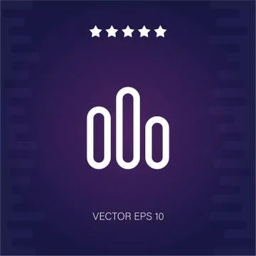 Bar chart vector icon Stock Illustration