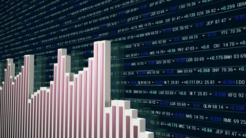 Bar Charts seamless. Stock Footage 146217563