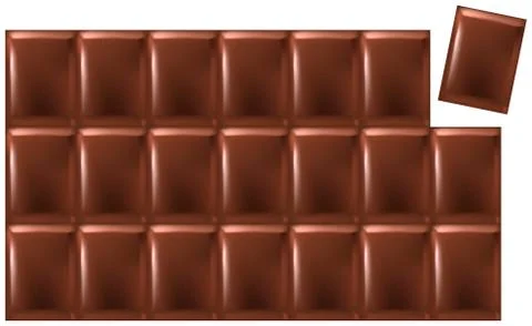 Bar Of Chocolate Stock Illustration
