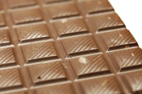 Bar of chocolate with nuts Stock Photos