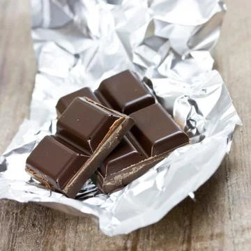 Bar of chocolate Foto stock