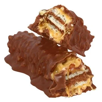 Bar of chocolate Stock Photos