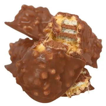Bar of chocolate Stock Photos