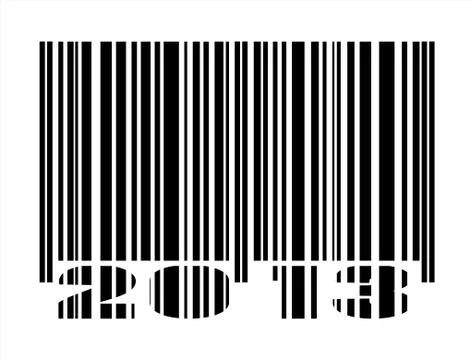 Bar code 2013 Stock-Illustration