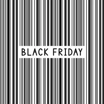 Bar code. Black Friday. 스톡 일러스트