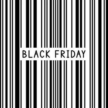 Bar code. Black Friday. 스톡 일러스트