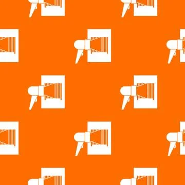 Bar code on cargo pattern seamless Stock Illustration