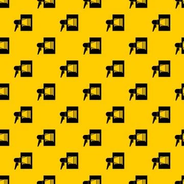 Bar code on cargo pattern vector Stock Illustration