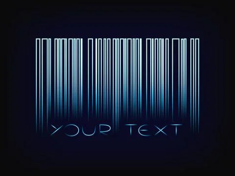 Bar code with copyspace for text イラスト素材