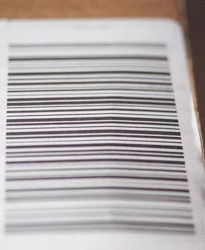 Bar code Detail of a bar code label for product identification Copyright: ... Foto stock