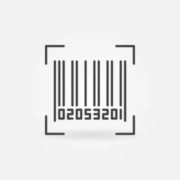 Bar code icon Stock-Illustration