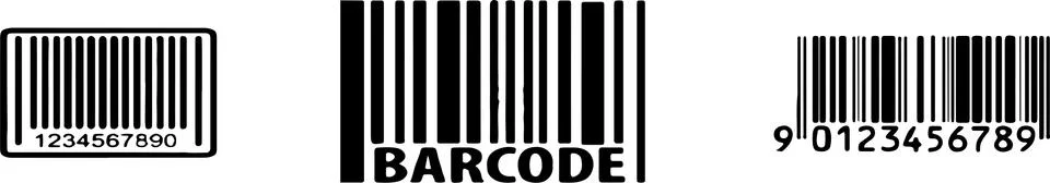 Bar code icon isolated on background Illustrazione stock