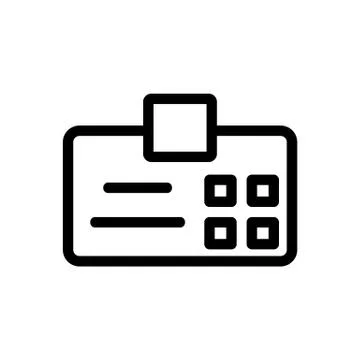 The bar code is an icon vector. Isolated contour symbol illustration Stock-Illustration