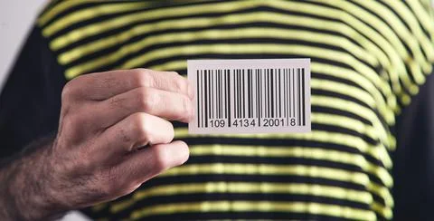 Bar Code Identity Marketing Data Encryption Concept Stock-Fotos