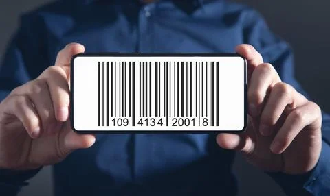 Bar Code Identity Marketing Data Encryption Concept Foto stock