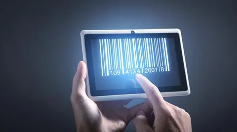 Bar Code Identity Marketing Data Encryption Concept Stock-Fotos