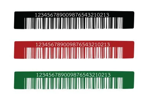 Bar code.  illustration Illustrazione stock